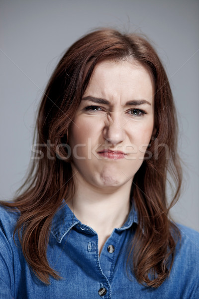 portrait of disgusted woman Stock photo © master1305