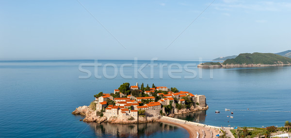 St. Stephan island in Montenegro Stock photo © master1305