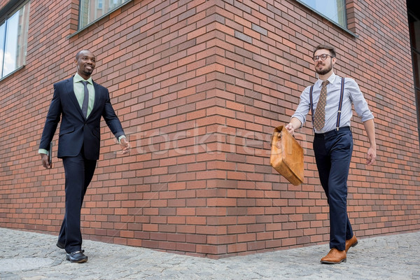 Stock photo: Portrait of multi ethnic business team 