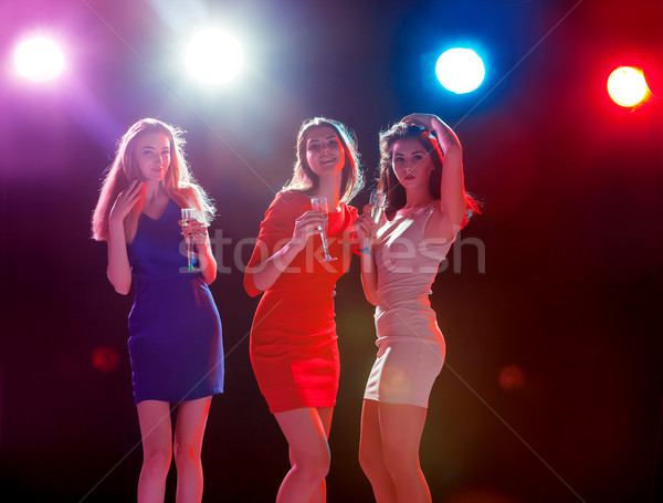 Mooie meisjes dansen partij vakantie viering Stockfoto © master1305