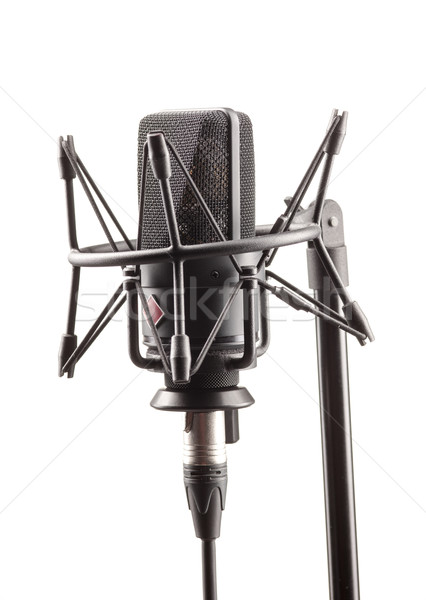 Microphone in broadcasting station Stock photo © master1305