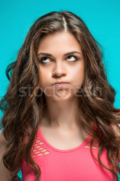 The portrait of disgusted woman Stock photo © master1305