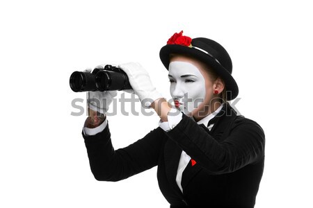 Portrait of the condemning mime  Stock photo © master1305