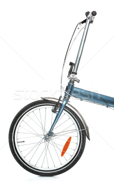 Nuevos moderna bicicleta urbanas moto blanco Foto stock © master1305