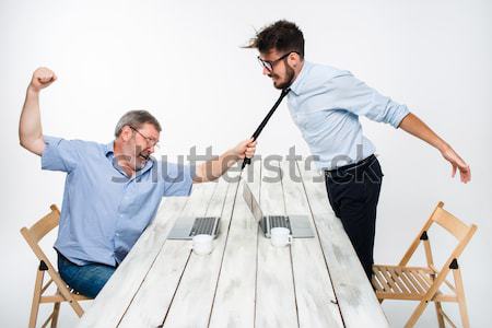 Business Konflikt zwei Männer Negativität ein Stock foto © master1305