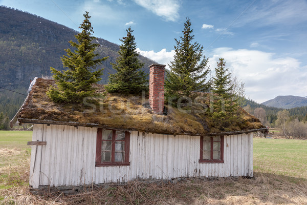 Small building in Norway mountain. Stock photo © master1305