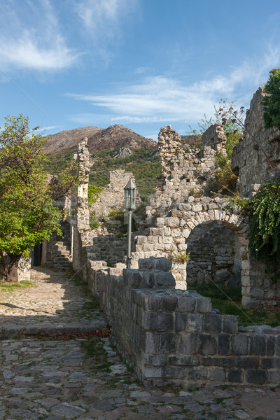 The high fortress walls, Stari Bar, Montenegro. Stock photo © master1305