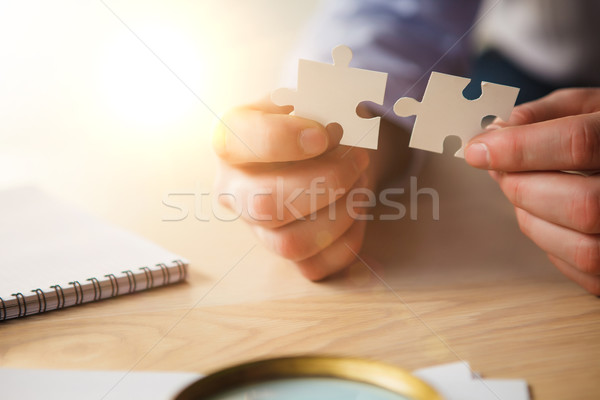 Stock fotó: épület · üzlet · siker · kezek · tanácsadás · marketing