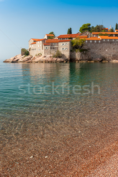 St. Stephan island in Montenegro Stock photo © master1305