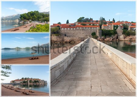 острове Черногория морем мнение воды здании Сток-фото © master1305
