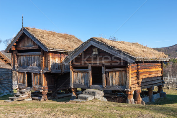 Small building in Norway mountain. Stock photo © master1305