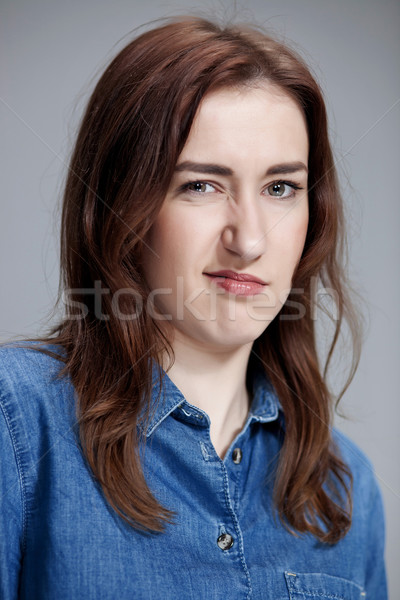 portrait of disgusted woman Stock photo © master1305