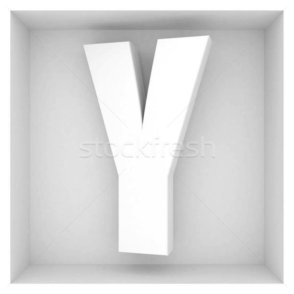 Volume lettera alfabeto grigio abstract design Foto d'archivio © mastergarry