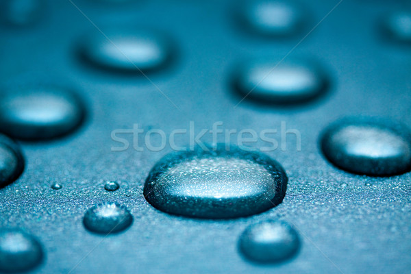 Gotas gotas de agua puro agua burbuja Foto stock © mastergarry