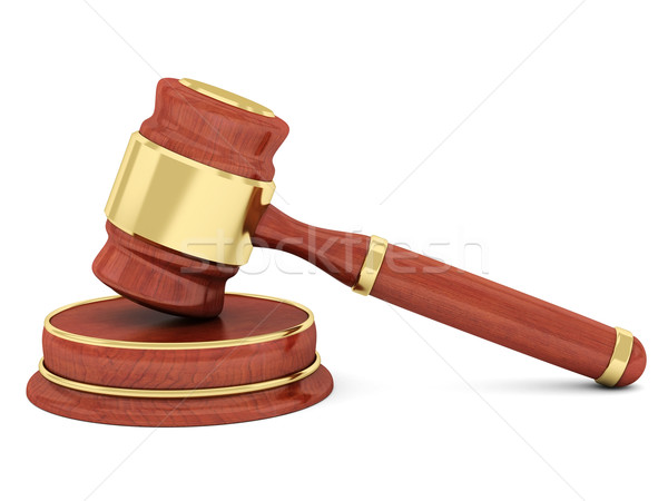 beautiful image of judicial attributes Stock photo © mastergarry