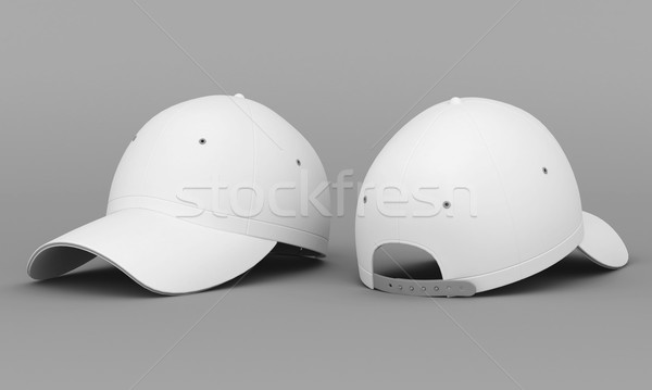 白 野球帽 グレー 健康 背景 美 ストックフォト © mastergarry