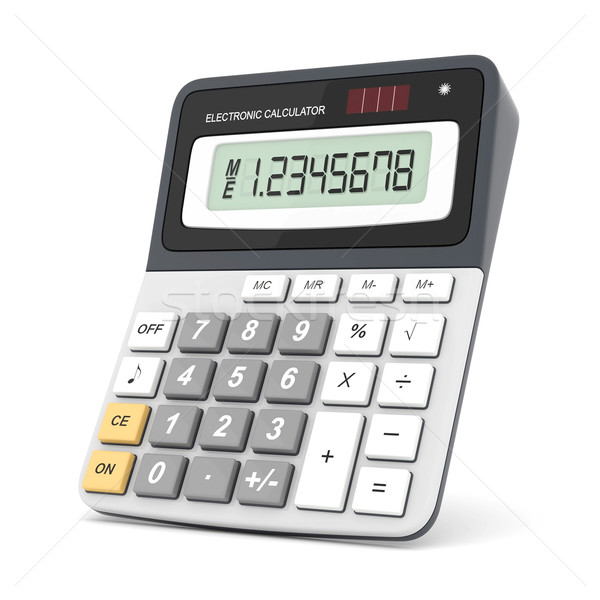 Modern office calculator Stock photo © mastergarry