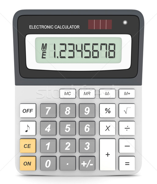 Modern office calculator Stock photo © mastergarry