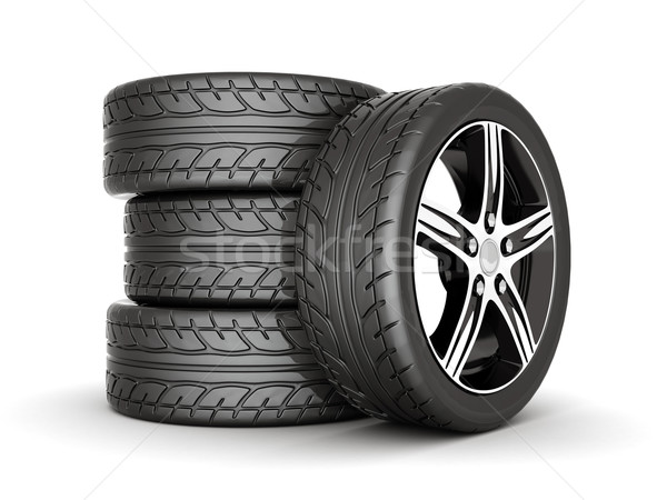 Stock photo: sport wheels