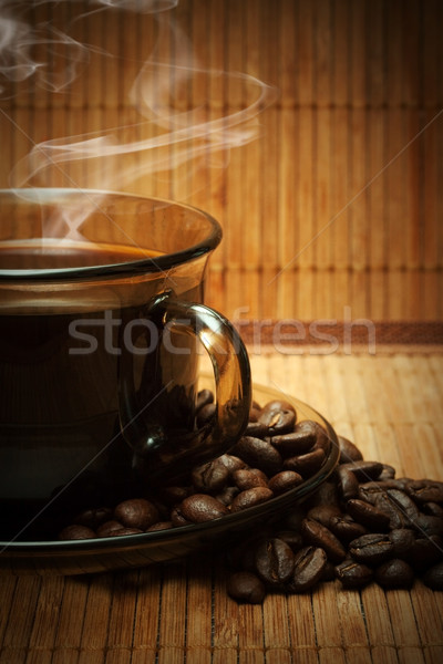 Café beber foto chá raio Foto stock © mastergarry