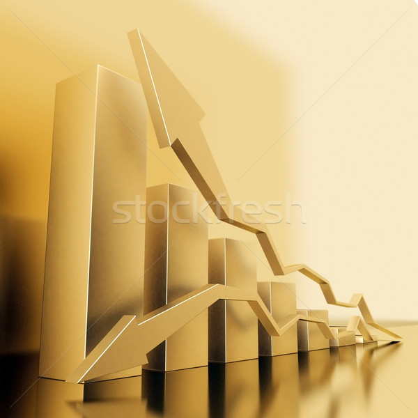 Graphe d'affaires croissance statistiques carrière échelle affaires [[stock_photo]] © mastergarry