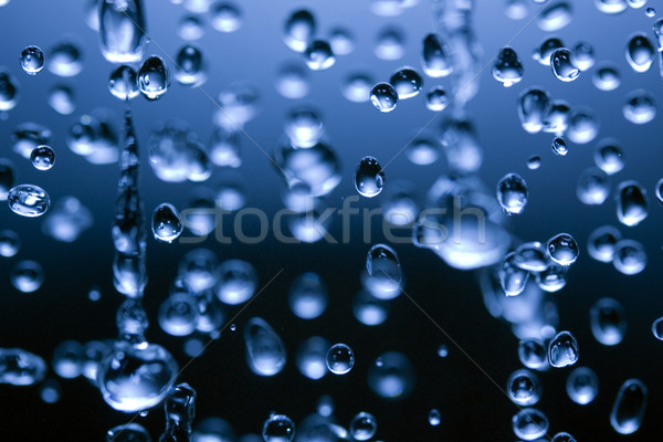Gotas gotas de água água bolha Foto stock © mastergarry