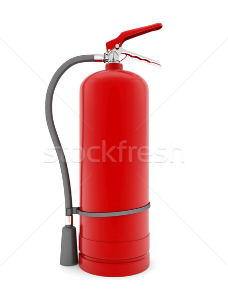 Сток-фото: красный · огнетушитель · изолированный · белый · безопасности · промышленных