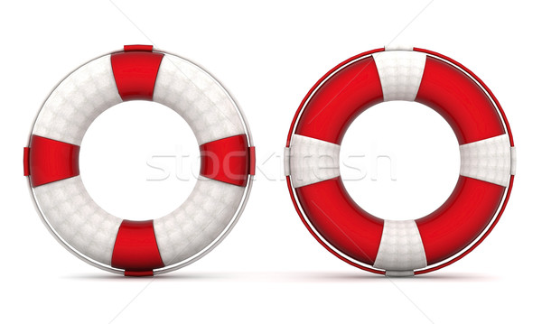 Bóia salva-vidas imagem branco ajudar vida corda Foto stock © mastergarry