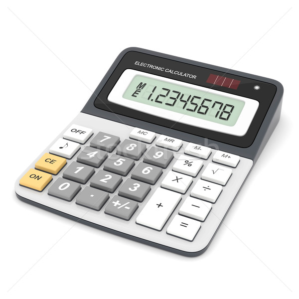 Modern office calculator Stock photo © mastergarry