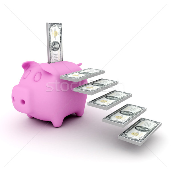Finanziare immagine soldi carte di credito mondo bianco Foto d'archivio © mastergarry