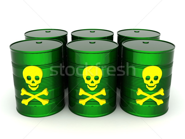 Toxic waste barrel Stock photo © mastergarry