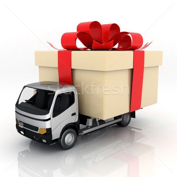 car delivery Stock photo © mastergarry