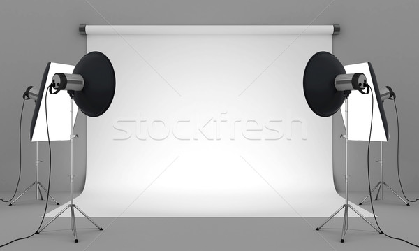 фото студию пусто осветительное оборудование моде свет Сток-фото © mastergarry