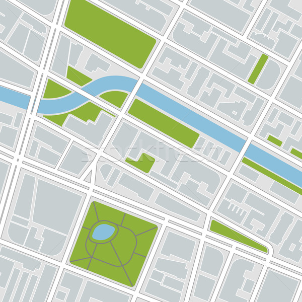 city map. vector illustration  Stock photo © maximmmmum