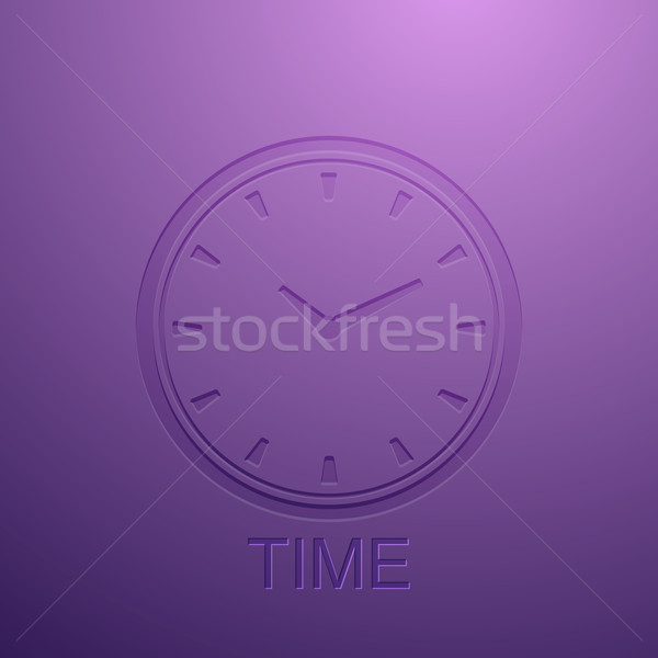 background with clock icon  Stock photo © maximmmmum