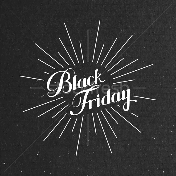 Foto d'archivio: Black · friday · vendita · etichetta · cartone · texture