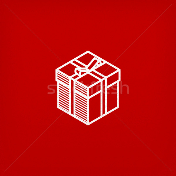isometric vector gift box icon  Stock photo © maximmmmum