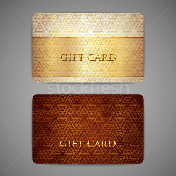 set of gift cards Stock photo © maximmmmum