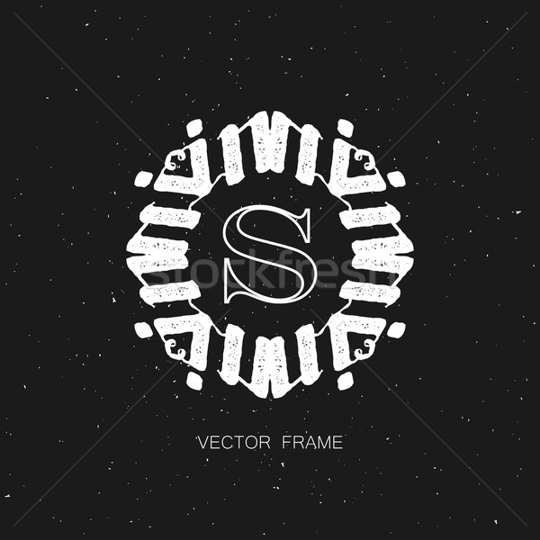 art-deco vector frame Stock photo © maximmmmum