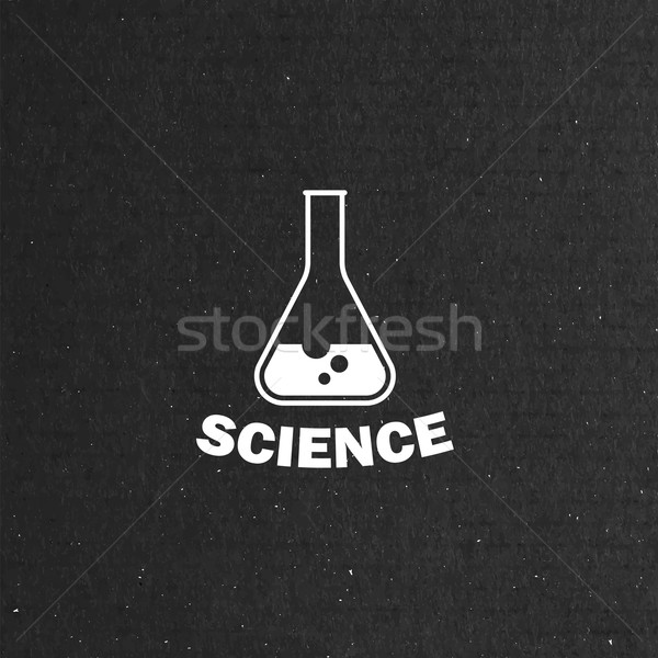 Stock photo:  laboratory equipment label