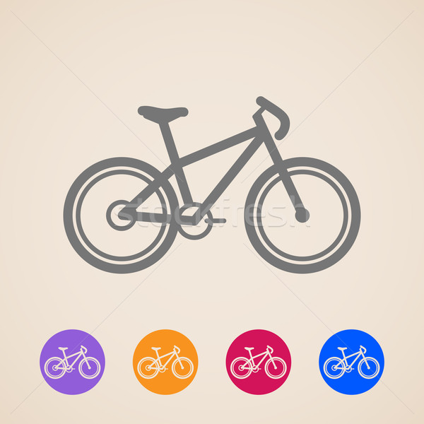vector bike icons  Stock photo © maximmmmum