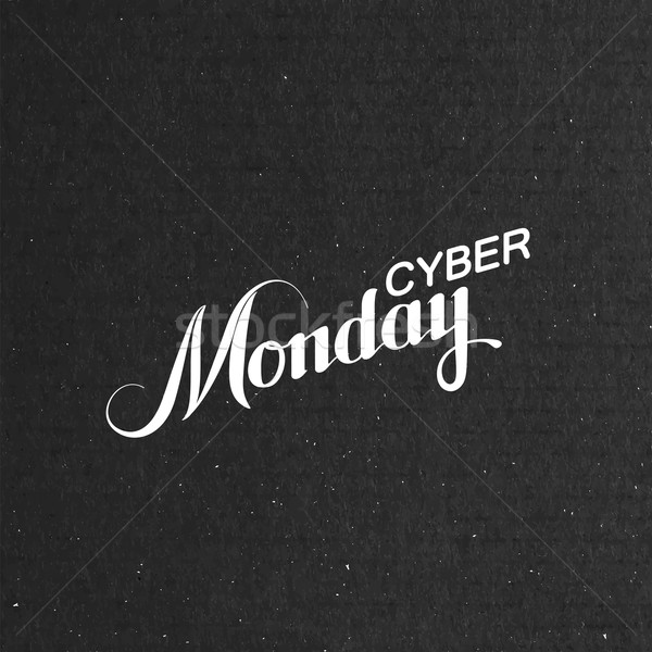 Cyber Monday Sale labe Stock photo © maximmmmum