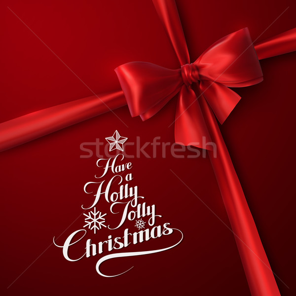 Holly Jolly Merry Christmas Stock photo © maximmmmum