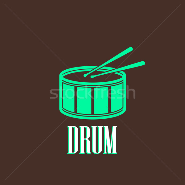 illustration with a drum Stock photo © maximmmmum