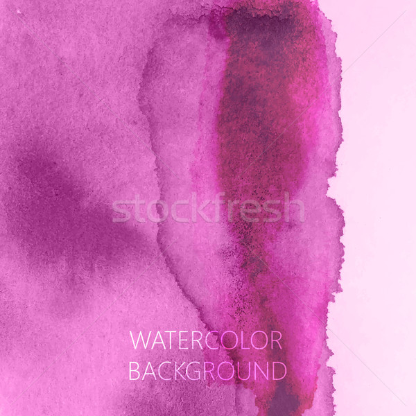 Vector Abstract Purple Watercolor Background For Your Design