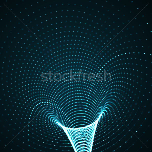 Abstract tijd tunnel cyberspace wetenschap technologie Stockfoto © maximmmmum