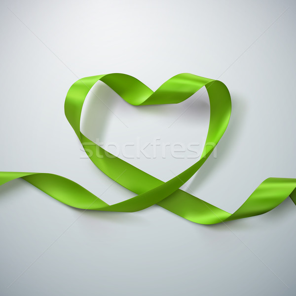 Verde cinta corazón día de san valentín médicos boda Foto stock © maximmmmum