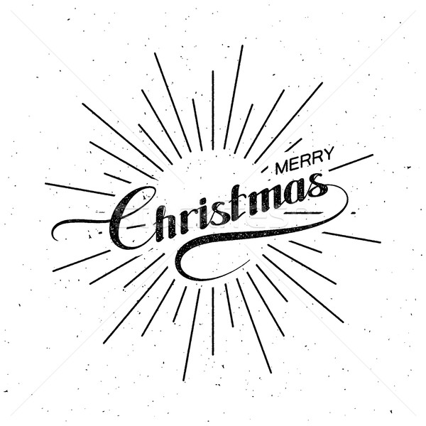 Stock photo: Merry Christmas. Holiday Vector Illustration.