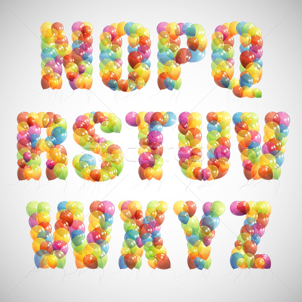商業照片: 氣球 · 字母 · 快樂 · 生日 · 背景