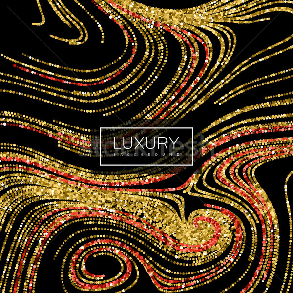 Luksusowe błyszczący rubin czerwony złoty Zdjęcia stock © maximmmmum